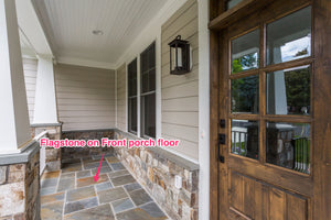 Flagstone on front porch