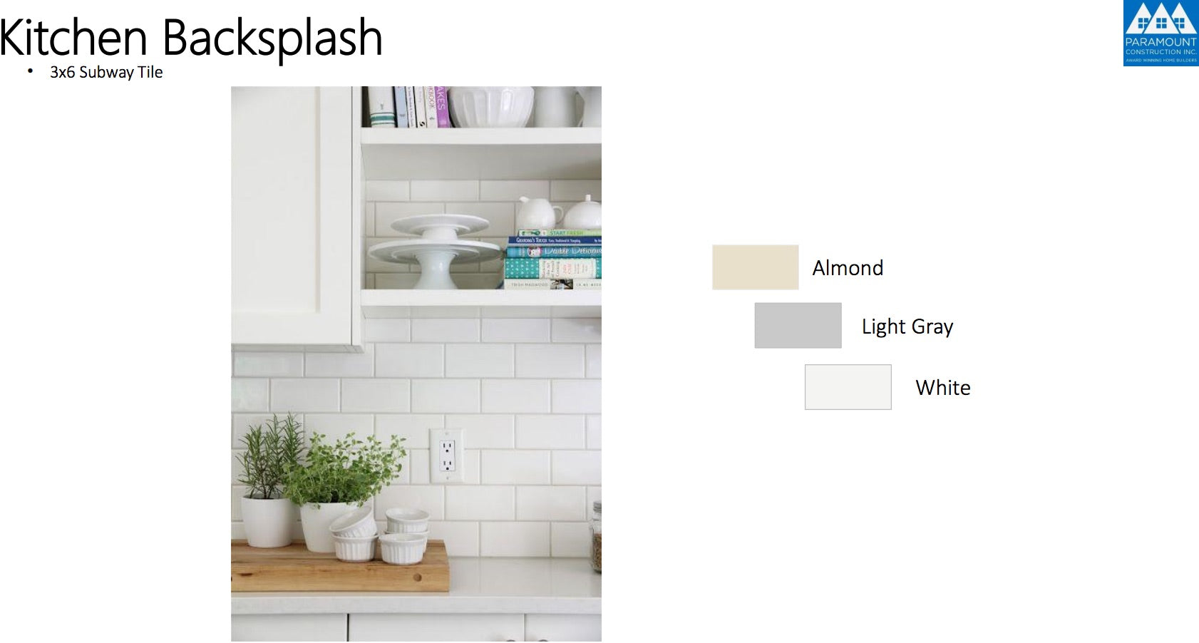 Kitchen Backsplash Tile Level 1